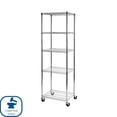 thumbnail image 3 of Seville Classics 5-Tier NSF-Certified Steel Shelving, 24”W x 18”D x 75”H, 3 of 11
