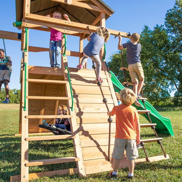 Backyard Discovery Endeavor Cedar Swing Set - Samsclub.com