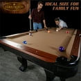 thumbnail image 6 of Barrington Billiards Belmont Drop Pocket Billiards Table, 7' with Pool Ball & Cue Stick Set, 6 of 10