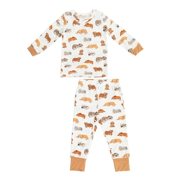 Angel Dear Baby Boys Long Sleeve Loungewear Set