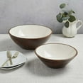 thumbnail interactive-video image 1 of Member's Mark Set of 2 Mango Wood Serving Bowls, 1 of 8