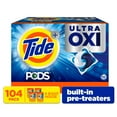thumbnail image 1 of Tide PODS Laundry Detergent Pacs, 4-in-1 Ultra Oxi, 104 ct., 1 of 10