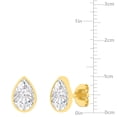 thumbnail image 4 of Lab Created Diamond Earrings in 14K Gold, 4 of 7
