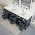 thumbnail image 6 of Studio Bathe Calais 75-inch Bathroom Vanity With Engineered Stone Countertop, 6 of 9