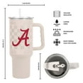 thumbnail image 2 of Gametime Sidekicks Pittsburgh 20oz Blue Tumbler - Officially Licensed, 18/8 Stainless Steel Double Walled Vacuum Insulated Uv Led Printed Logos Sweatles 2 of 13