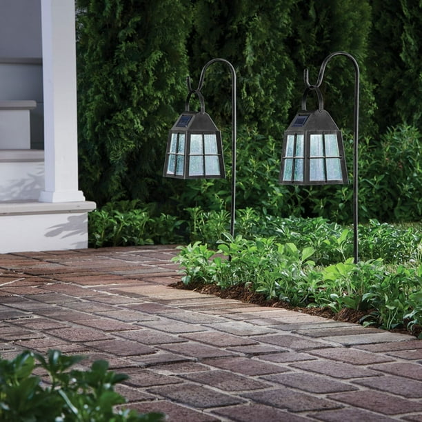 Retisee 4 Pcs Hanging Solar Light 31\" Outdoor Solar Lamp Lanterns...