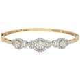 thumbnail image 1 of 1.98 CT. T.W. Round Cut Diamond Bangle Bracelet in 14K Gold, 1 of 7