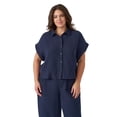 thumbnail image 6 of Edited by Hunter McGrady Women's Gauze Camp Shirt, 6 of 10