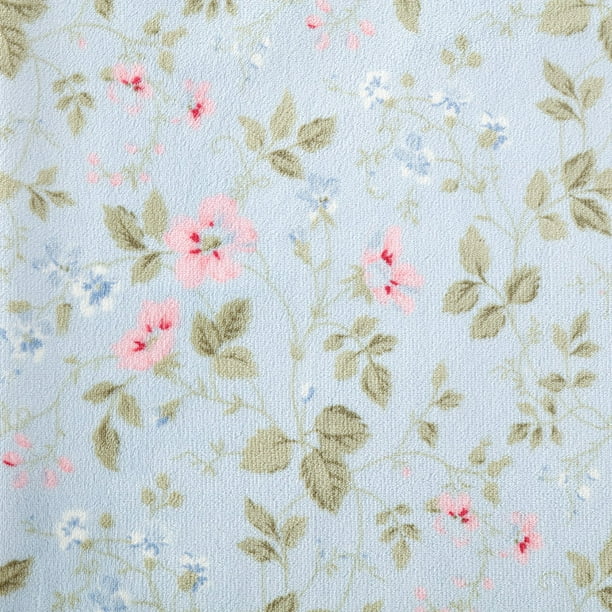 Laura Ashley Coco Plush Reversible Throw, 60