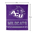 thumbnail image 7 of Logo Brands Abilene Christian Wildcats 60"x70" Super Plush Blanket, 7 of 7