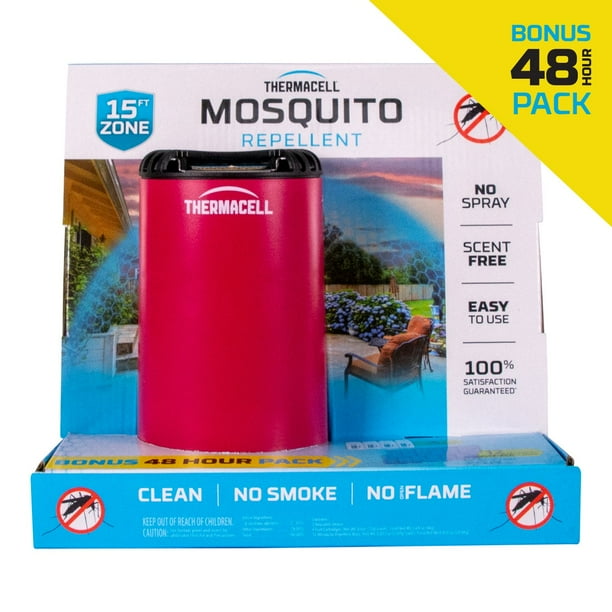Thermacell Patio Shield Mosquito Repeller, Bonus Pack with 48