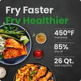 thumbnail image 2 of Chefman 10-in-1 Stainless Steel French Door Toaster Oven Air Fryer, 2 of 8