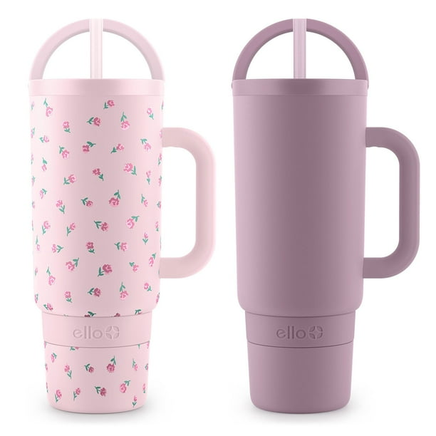 Ello Port 40-oz. Stainless Steel Tumbler with Handle, 2-Pack, Assorted Colors