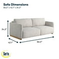 thumbnail image 2 of Serta Tamarack Convertible Sleeper Sofa, 2 of 9