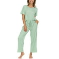 thumbnail image 1 of Flora Nikrooz 2-Piece Short Sleeve and Capri Pajama Set, 1 of 8