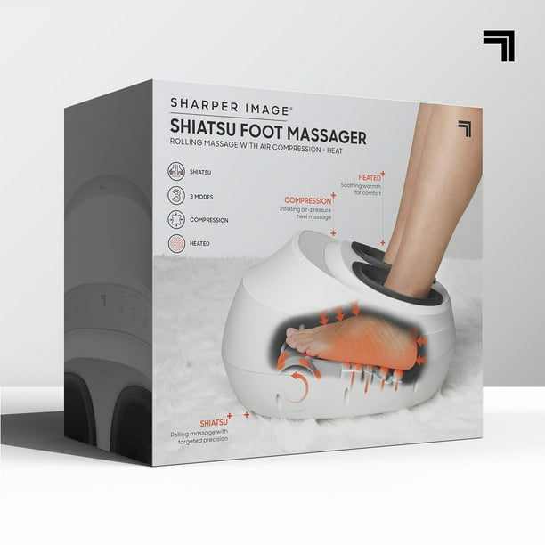 sharper image foot massager vibrating massage with heat Sharper Image Shiatsu Heat Therapy Foot Massager