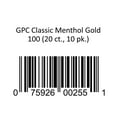 thumbnail image 1 of GPC Classic Menthol Gold 100 20 ct., 10 pk., 1 of 1