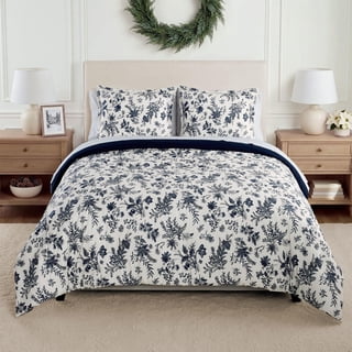 Member’s Mark 3-Piece Printed Cotton Comforter Set, Assorted Sizes