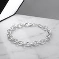 thumbnail image 4 of High Polish Cable Chain Bracelet in Sterling Silver, 4 of 6