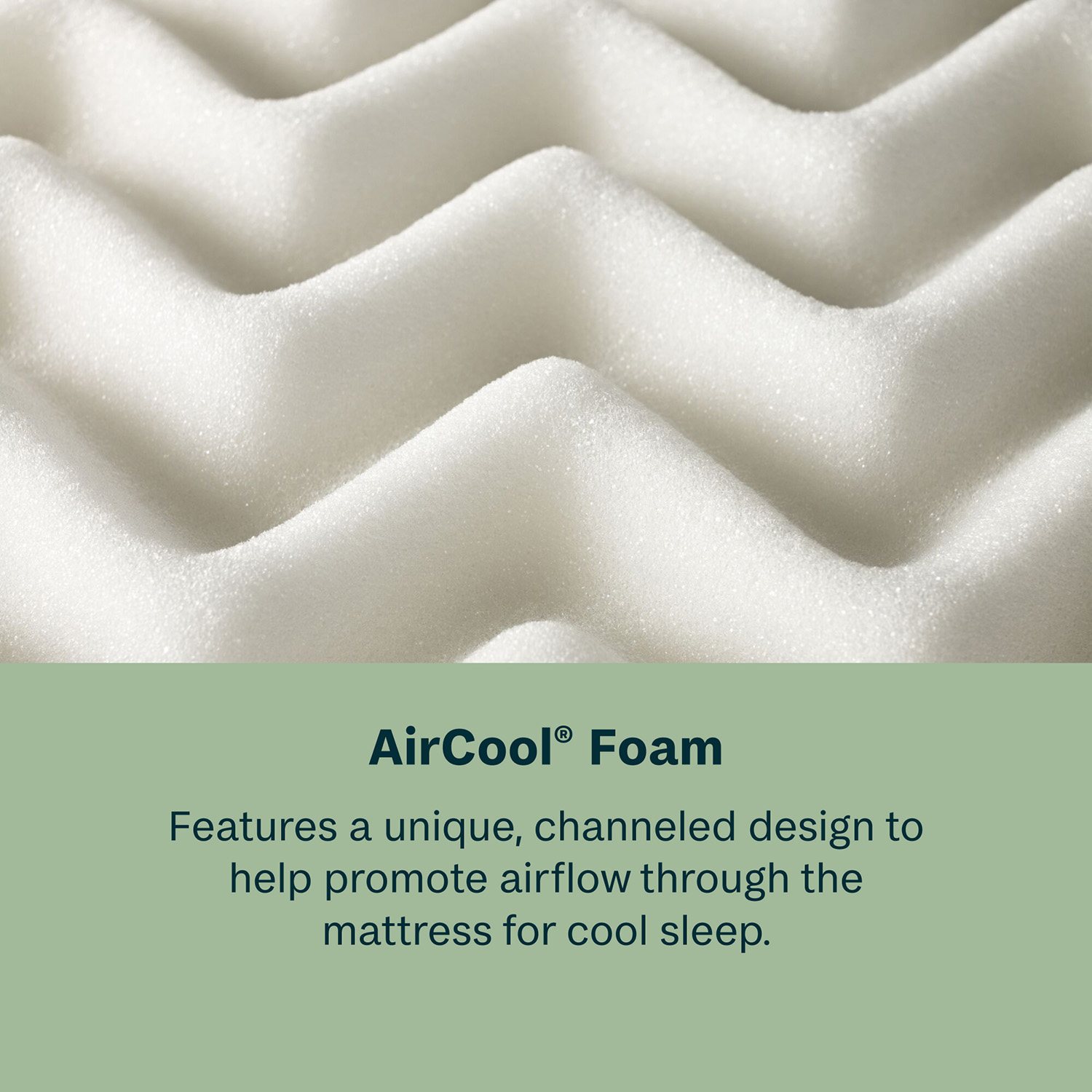 Close-up of AirCool Foam texture