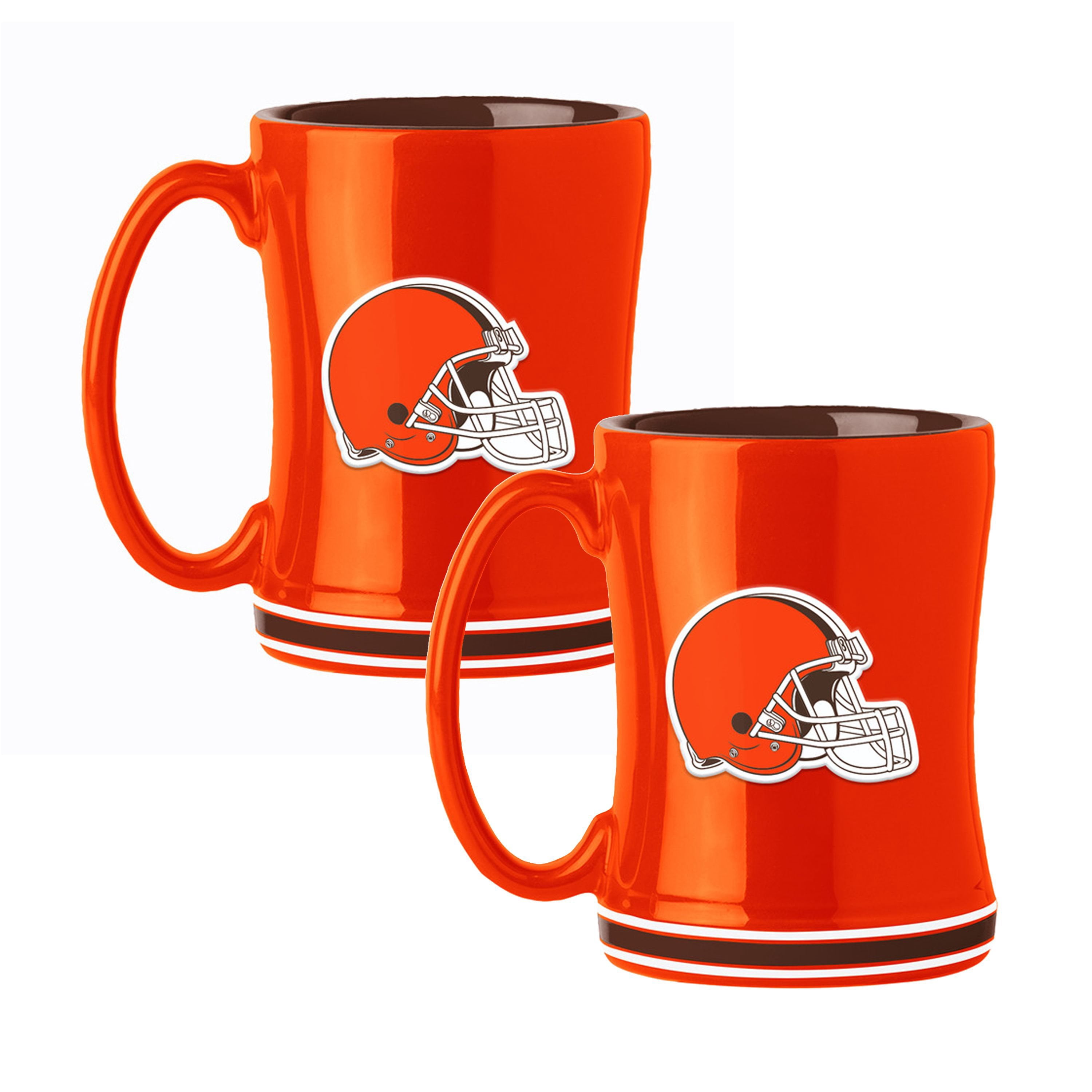 Logo Brands Cleveland Browns 14oz Relief Mug Set - Samsclub.com