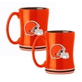 thumbnail image 1 of Logo Brands Cleveland Browns 14oz Relief Mug Set, 1 of 5