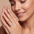 thumbnail image 8 of Lab Created Diamond 3.60 CT.T.W. Oval Cut Bridal Set, 8 of 8