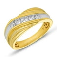 thumbnail image 2 of 0.50 C.T. TW Round Cut Five Stone Diamond Band in 14K Gold, 2 of 4