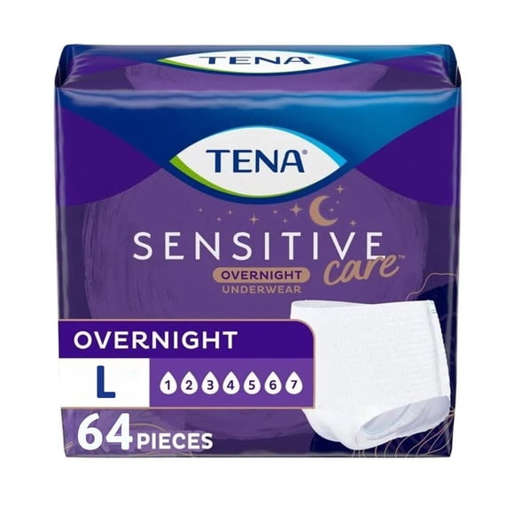 TENA Intimates Overnight Underwear, Choose Size
