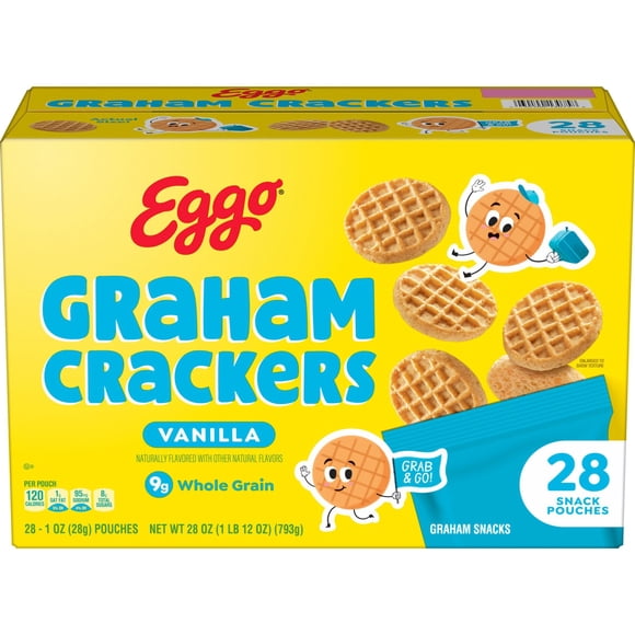 Eggo Vanilla Graham Crackers, 1 oz., 28 ct.