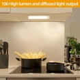 thumbnail image 3 of 7.8 inch Battery Operated Daylight White Integrated LED Under Cabinet Lights with Hook, 2-Pack, 3 of 7