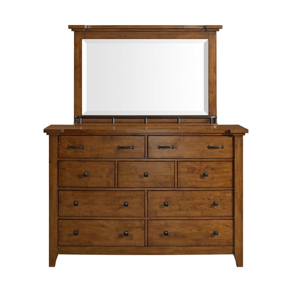 Society Den Joseph Dresser & Mirror Set