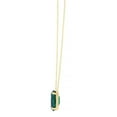 thumbnail image 3 of Lab Created Gemstone Necklace in 14K Yellow Gold, 3 of 8
