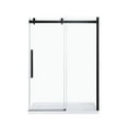 thumbnail image 1 of OVE Decors Bel 60" W x 78-3/4" H Frameless Soft-Close Sliding Shower Door, 1 of 9