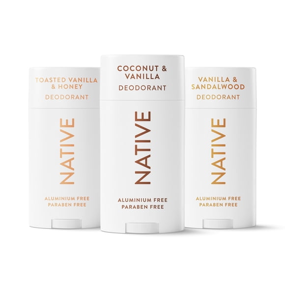 Native Aluminum-Free Deodorant, Vanilla Variety Pack, 2.65 oz., 3 pk.