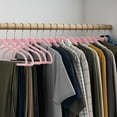 thumbnail image 7 of Member's Mark Heavy Duty Adult Velvet Hangers, Assorted Colors - 50 Pack, 7 of 9
