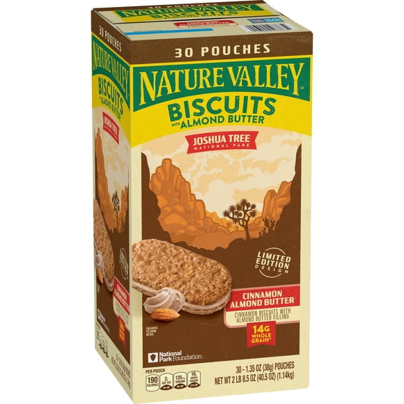 Nature Valley Biscuit Sandwich with Almond Butter, 30 ct.