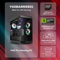thumbnail image 2 of iBUYPOWER Y40 Gaming Desktop | AMD Ryzen 9 9900X | NVIDIA GeForce RTX 5080 16GB | 32GB DDR5 RGB RAM | 2TB NVMe SSD, 2 of 15