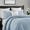 thumbnail image 3 of Swift Home Oversized Crinkle Enzyme Wash Quilted Coverlet, Assorted Sizes, 3 of 6