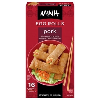 Minh Large Pork Egg Rolls, Frozen, 44 oz., 16 ct.