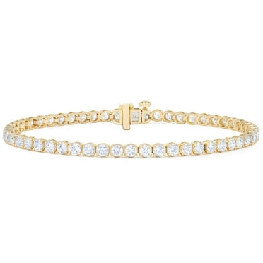 Lab Created Tennis Bracelet in 14K Gold