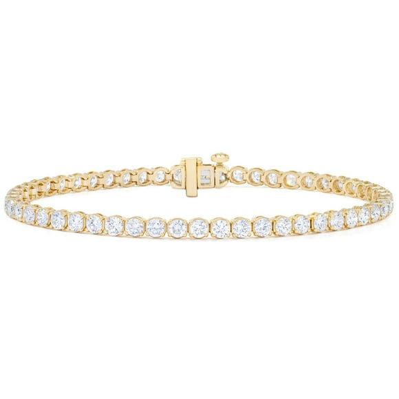 Lab Created Tennis Bracelet in 14K Gold