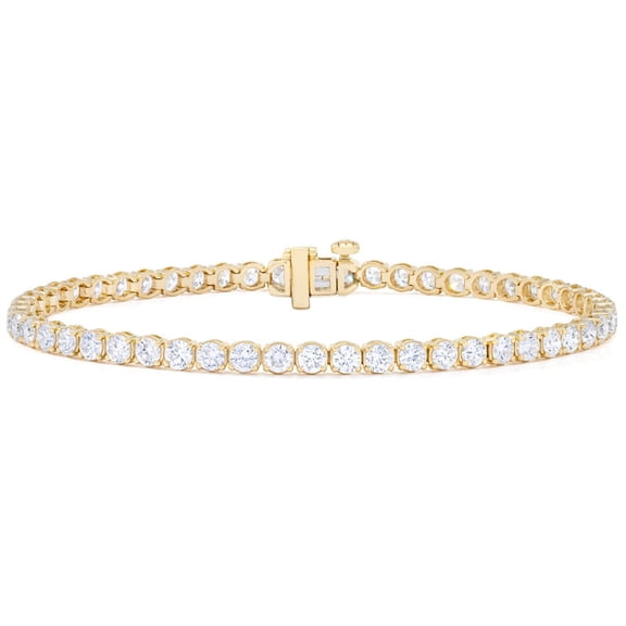 Lab Created Tennis Bracelet in 14K Gold