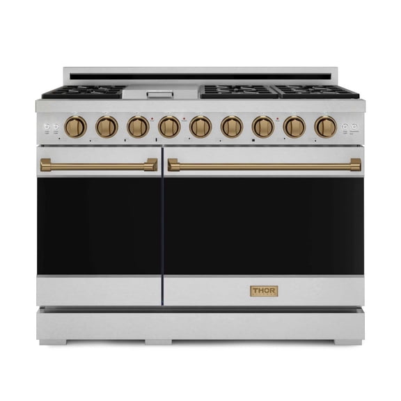 Thor Kitchen Gordon Ramsay Series 48-Inch Professional Gas Range w/ Pro-Style Knobs