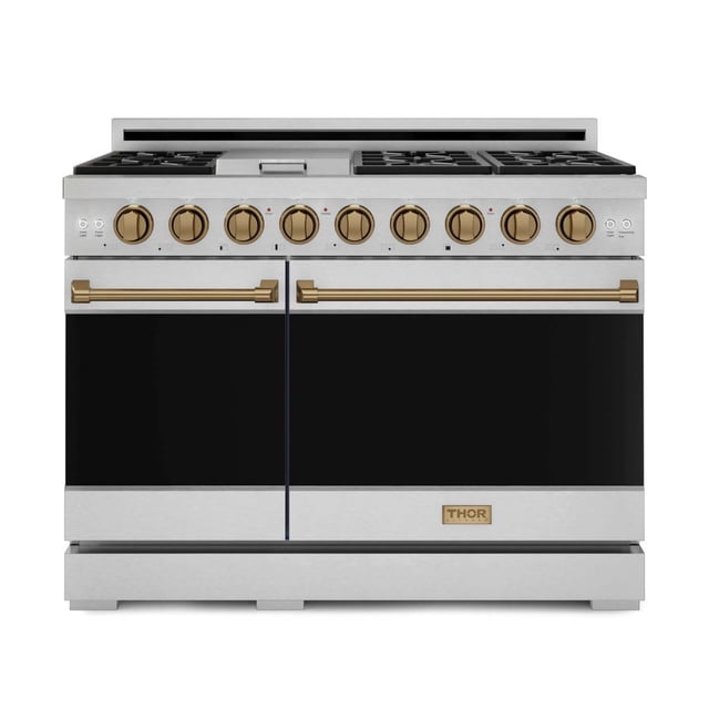 Thor Kitchen Gordon Ramsay Series 48-Inch Professional Gas Range w/ Pro-Style Knobs