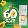thumbnail image 3 of Air Wick Plug In Scented Oil Air Freshener, Hawaii Exotic Papaya & Hibiscus Flower, 2 warmers + 7 refills, 3 of 11