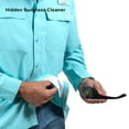 thumbnail image 7 of Habit Men's Long Sleeve 50+ UPF Fishing Shirt, 7 of 8