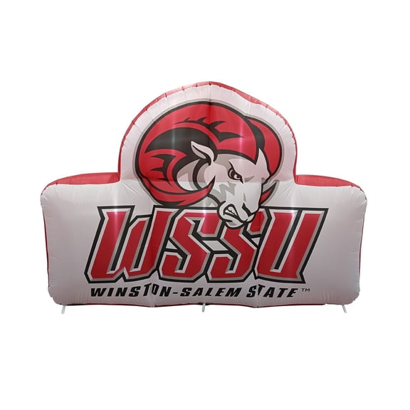 Logo Brands Winston Salem State Rams Pre-Lit 7’x10’ Inflatable