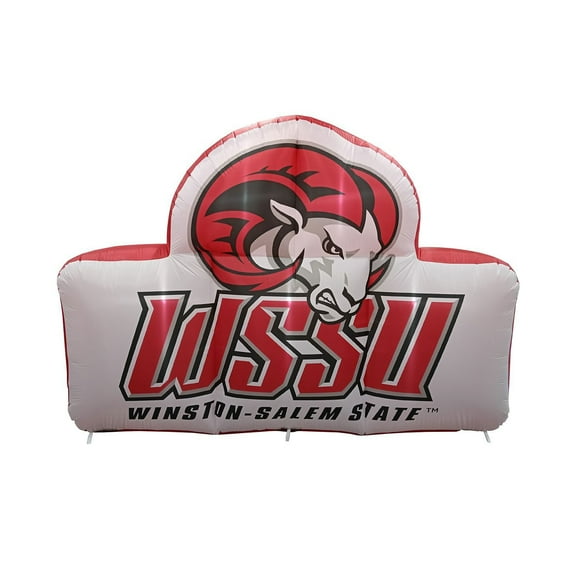 Logo Brands Winston Salem State Rams Pre-Lit 7’x10’ Inflatable