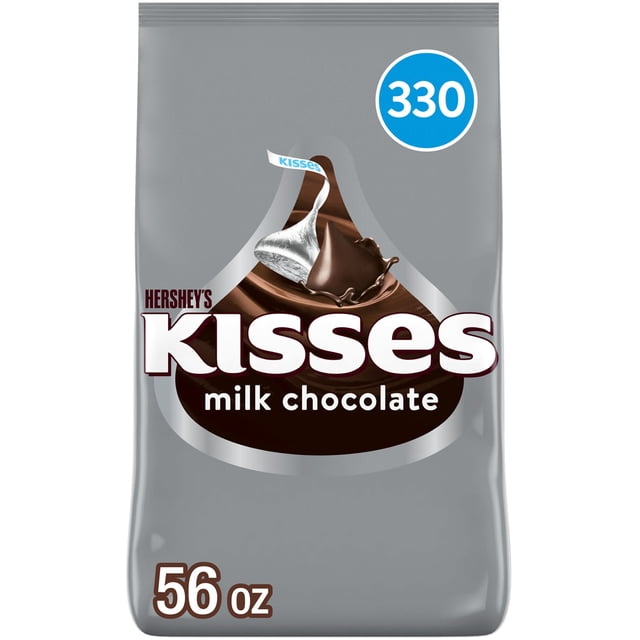 HERSHEY'S KISSES Milk Chocolate Candy, 330 pcs.